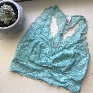 light blue bralette